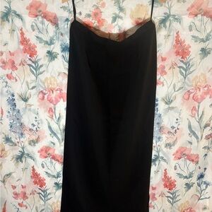 Vintage Kasper Black Maxi Skirt